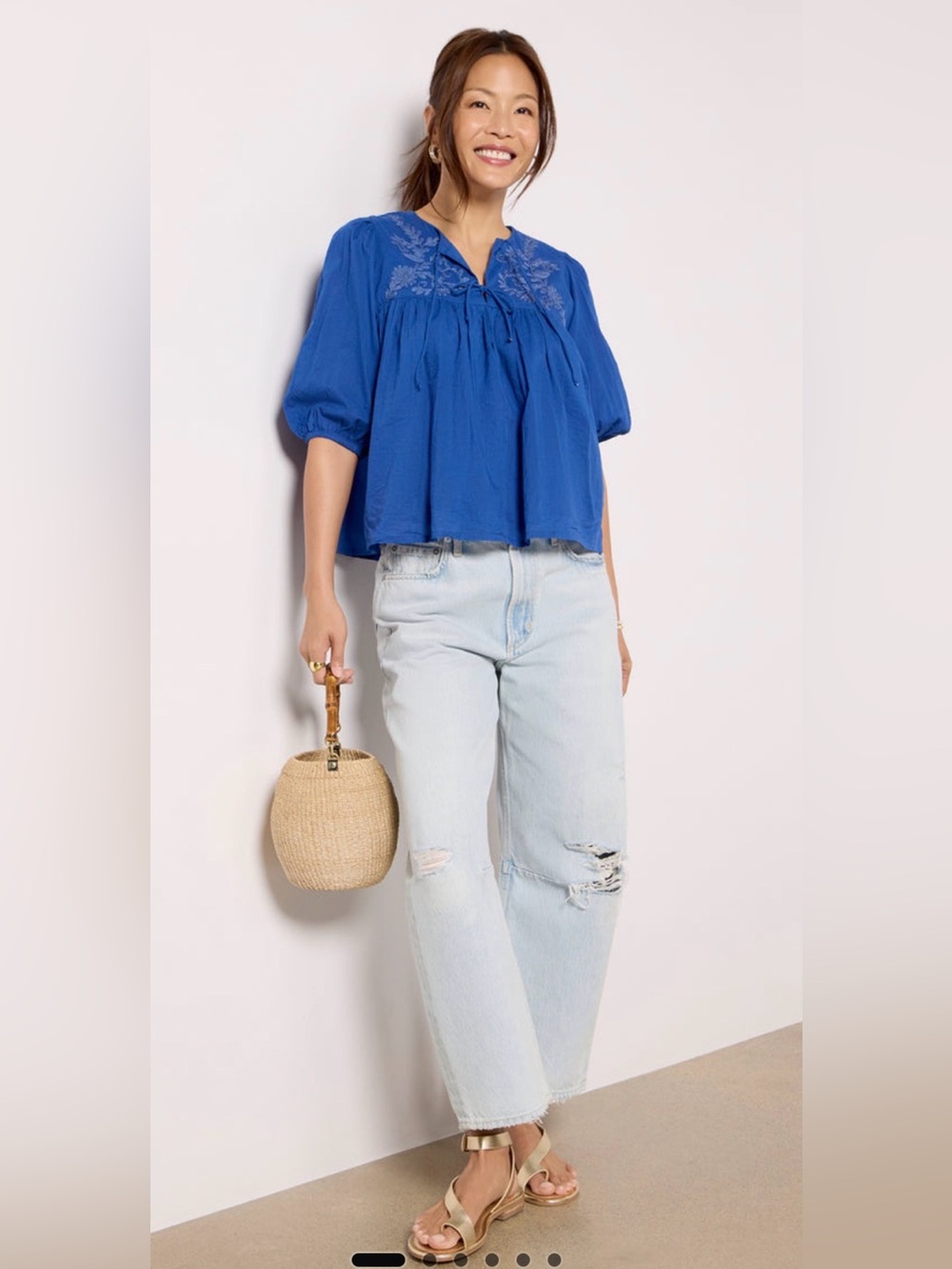 Citizens Of Humanity Miro Destruction Barrel Light Wash Jeans 30